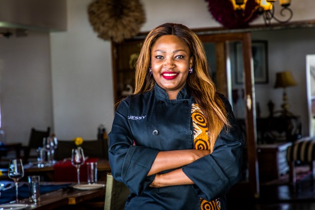 Jessy Chipindo, restaurant owner and client of Oikocredit partner Entrepreneurs Financial Centre (EFC) Zambia. Jessy Chipindo, restaurant owner and client of Oikocredit partner Entrepreneurs Financial Centre (EFC) Zambia.