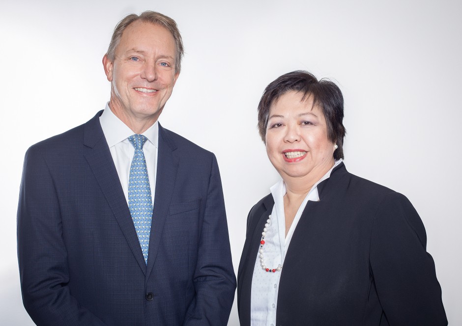 Thos Gieskes and Ging Ledesma (click on photo to download).