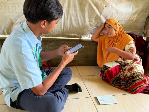 Oikocredit's Client Self-Perception Survey being carried out in Indonesia